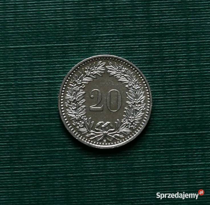 SZWAJCARIA 20 rappenów 1991r Gliwice