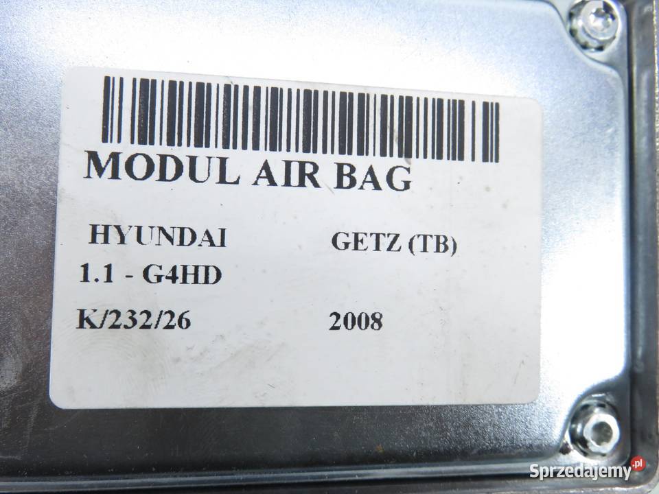 MODUŁ AIRBAG HYUNDAI GETZ TB 959101C150 osobowe
