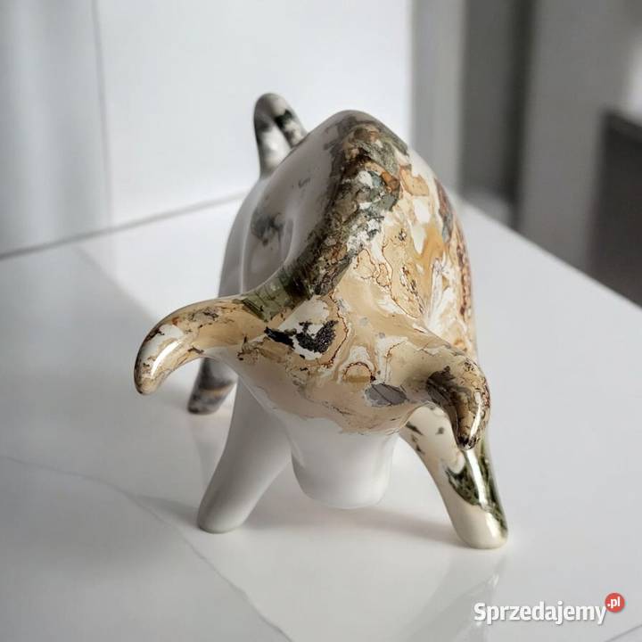 BYK Znak zodiaku Figurka Byczek ceramiczny Sierakowice