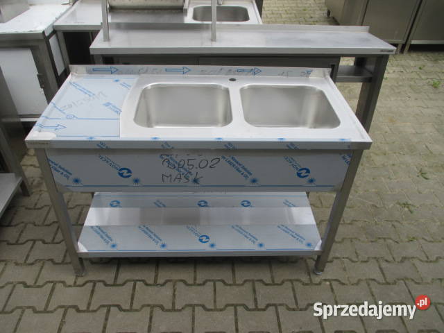 Nowy Zlew Gastronomiczny 2 Komorowy Z Półką Ostrów Wielkopolski