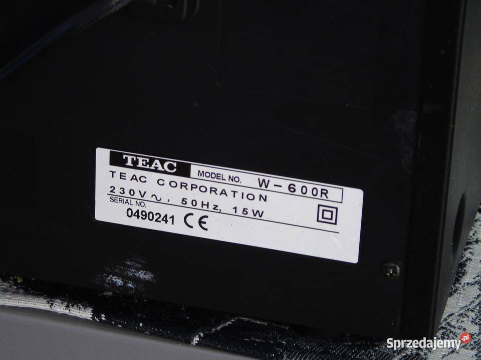 Magnetofon TEAC W600R ładny WYSYŁKA podkarpackie Jasło