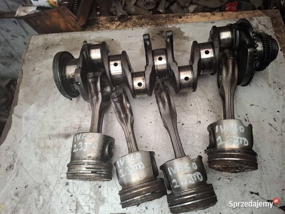 IVECO DAILY FIAT DUCATO 23 JTD wał korbowy tłok Kielce