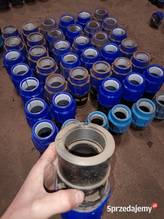 Złączka skręcana zaciskowa do PE 50mm x 2 Turkowice