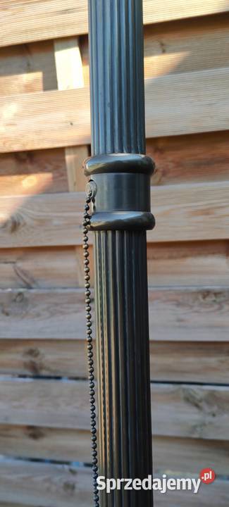 Lampa mosiężna stojąca do salonu Stan PROMOCJA mazowieckie Warszawa