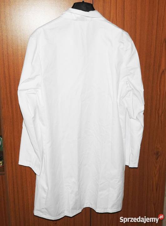 Biały fartuch laboratoryjny medyczny męski kitel sprzedam