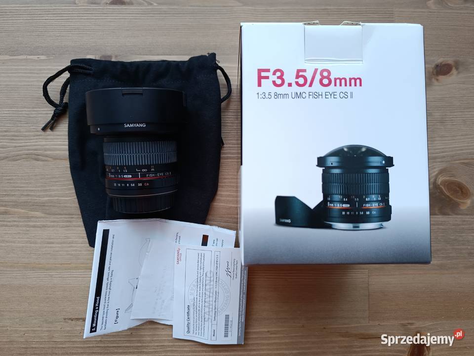 Obiektyw Samyang 8 mm f35 UMC Fisheye CS II Zgierz