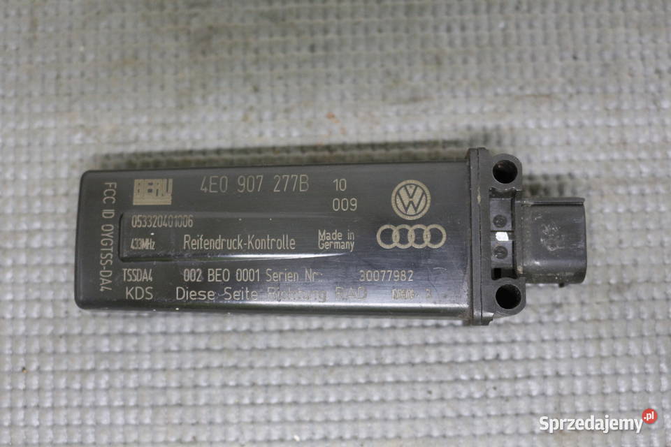 AUDI A8 D3 CZUJNIK CIŚNIENIA OPON 4E0907277B czujniki sprzedam