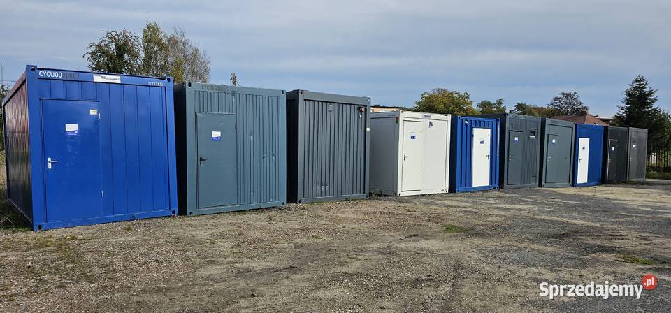 Kontener Pawilon SocjalnoBiurowy 6m używany Warlubie