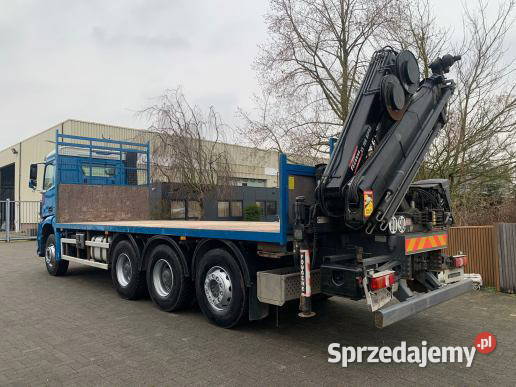 Budowlany 8x4 platforma z dzwigiem Mercedes mazowieckie Warszawa