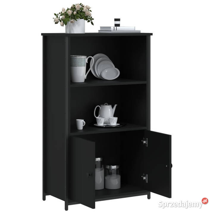 Szafka czarna 62x32x1035 materiał drewnopochodny sprzedam
