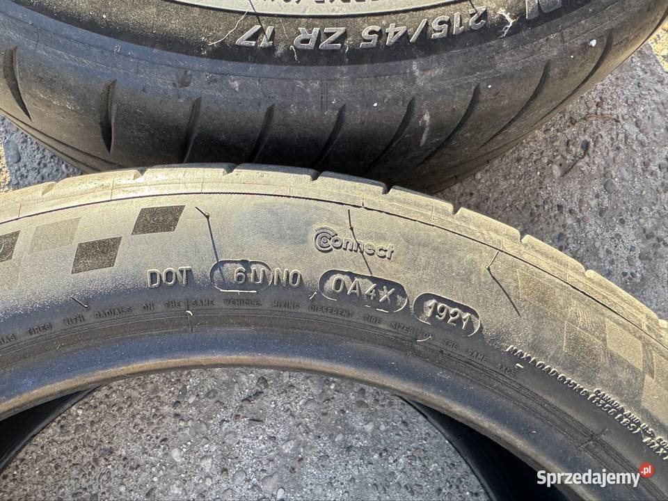 2 Michelin Pilot Sport Cup 2 2154517 2021r 215 Środa Wielkopolska sprzedam