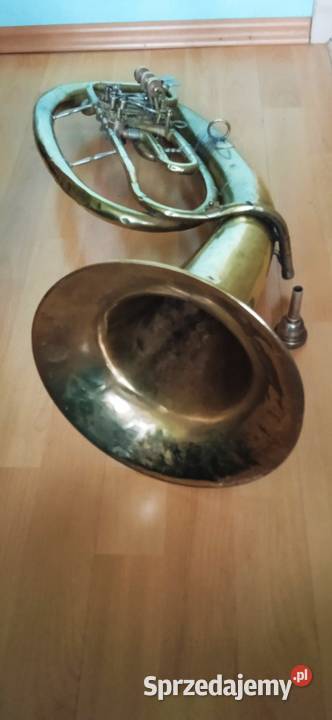 Stara trąbka saxhorn tenorowy z lat 30 tych Kraków
