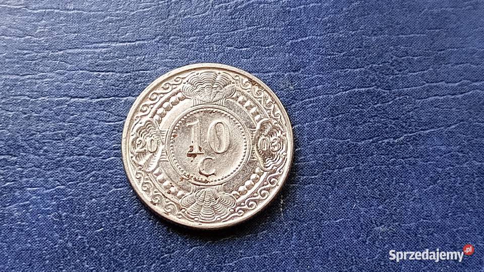 Stare monety 10 cent 2003 Antyle Holenderskie Lesko