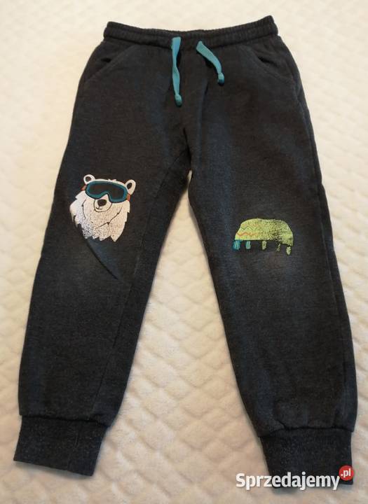 Spodnie dresowe miś polarny 104 Little kids Spodnie Czeladź