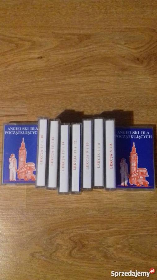 Kasety do angielskiego Iława sprzedam