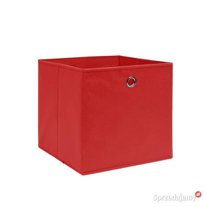 Pudełka z włókniny 4 28x28x28 czerwone WM325219 Warszawa