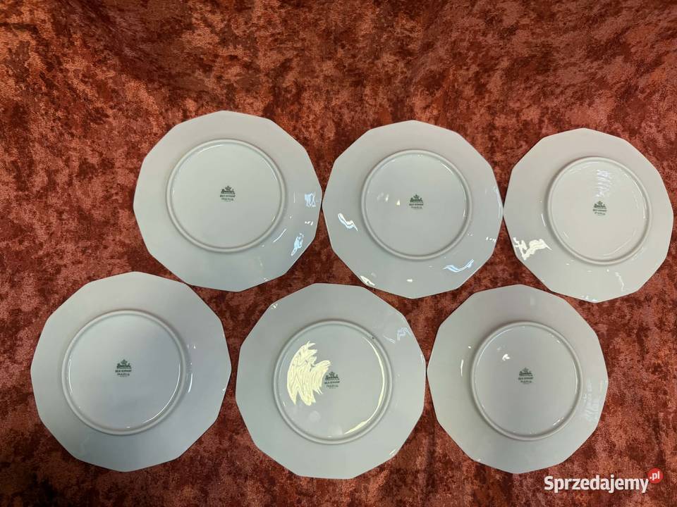 Talerzyki 155 Rosenthal Maria Biala 6 sztuk Porcelana i szkło Kielce