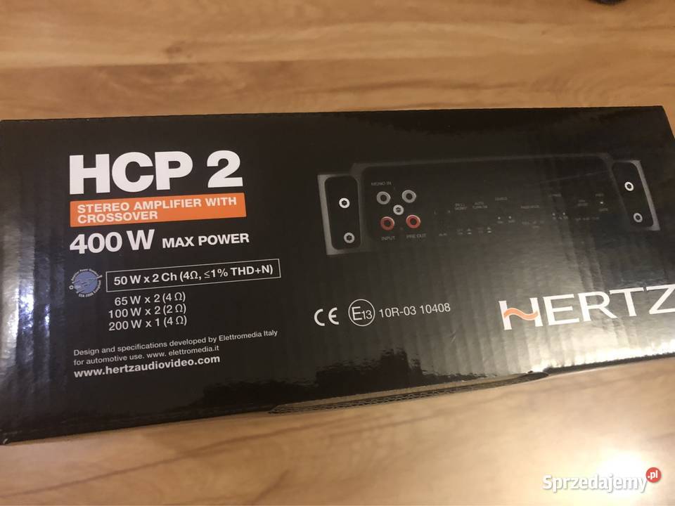 Hertz HCP 2 wzmacniacz stereo 400W 2kanał nowy Koszalin