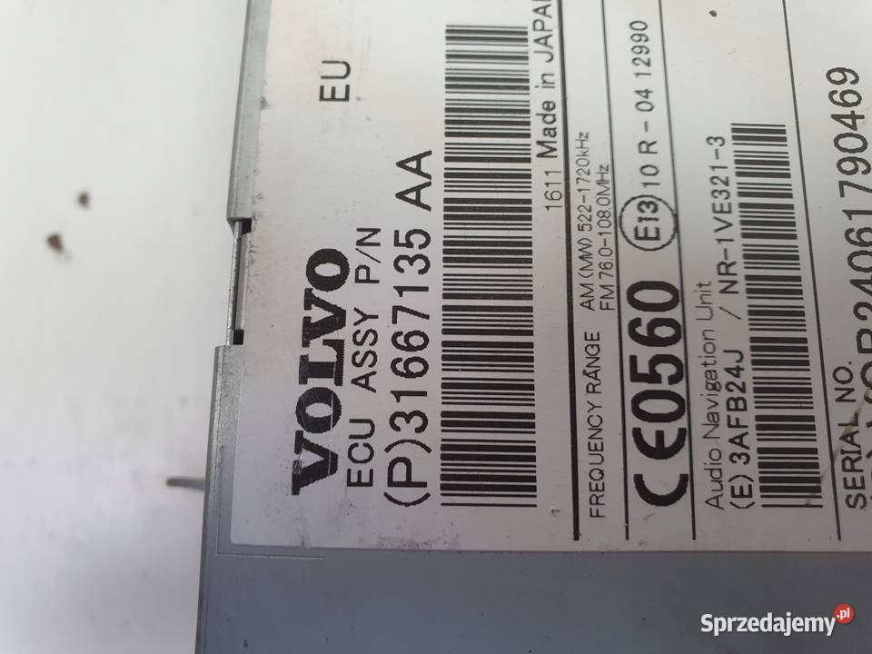 Volvo VOLVO XC60 I lift CZYTNIK NAWIGACJI Radio Chełm
