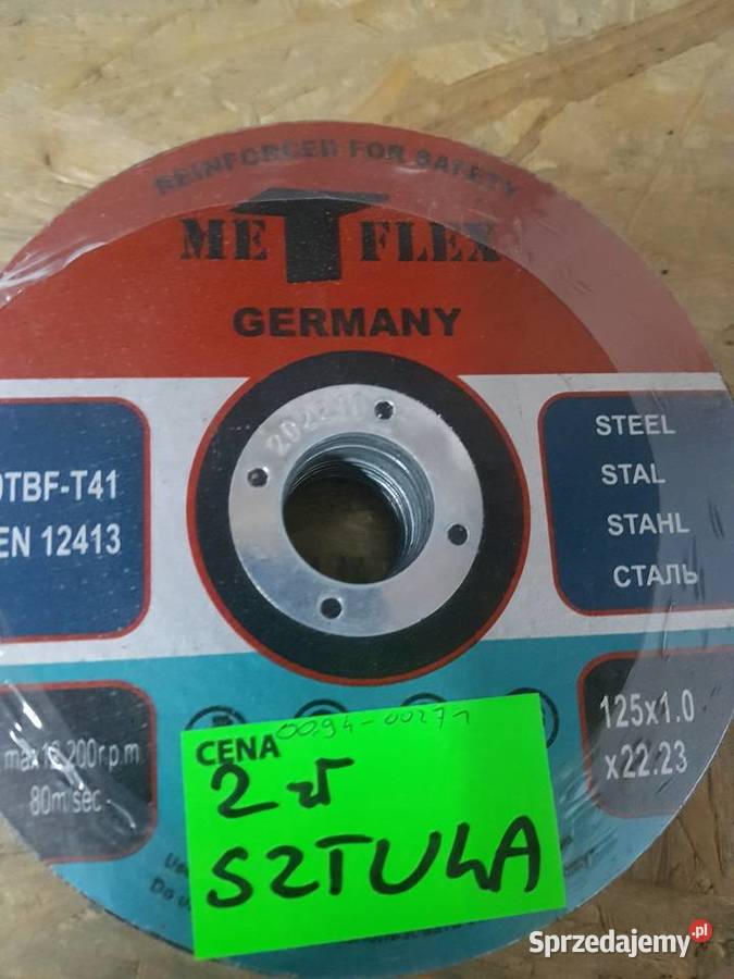 TARCZA TARCZE DO CIĘCIA METALU 125 MET FLEX wielkopolskie Głogowa