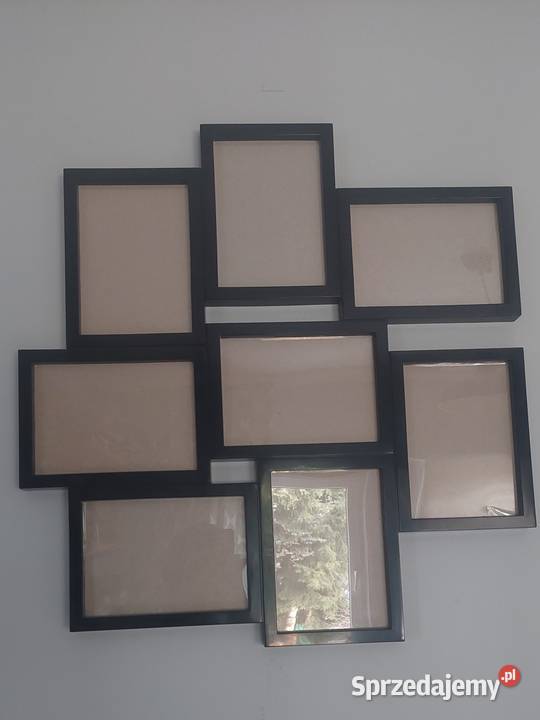 RAMKA DUŻA NA 8 ZDJĘĆ 13X18 CZARNA VAXBO IKEA Ramki i ramy Warszawa