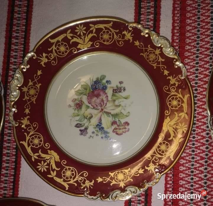 Filiżanka z talerzykiem Koening prTettau Import Porcelana i szkło Gdańsk