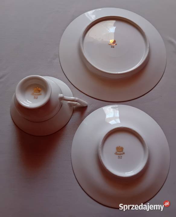 Trio śniadaniowe art deco Spritzdekor Bavaria Koźminek sprzedam
