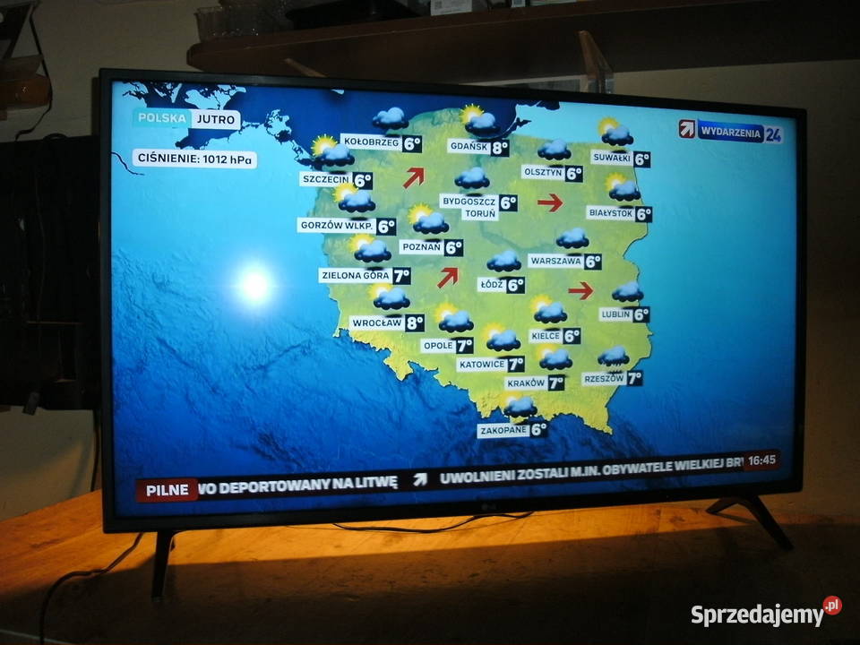 LG 43 Smart TV 4K ActiveHDR WebOS Bluetooth Karlino sprzedam