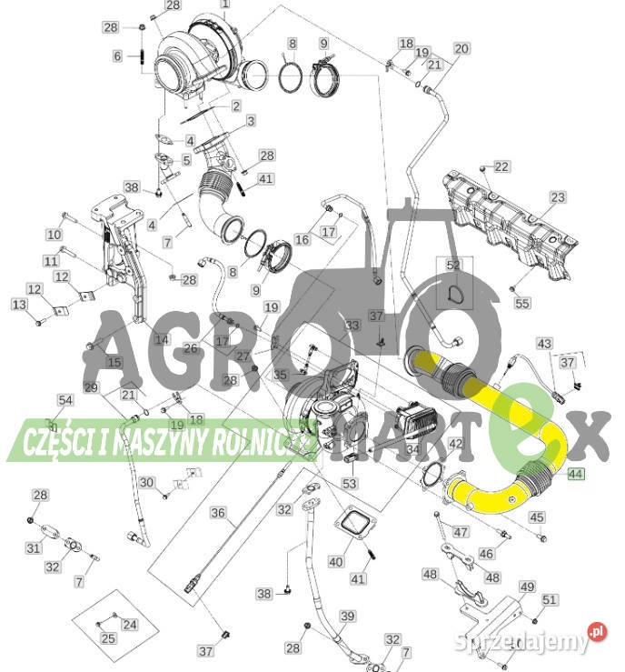 DZ100698 PRZEWÓD TURBO JD dolnośląskie Wichrów