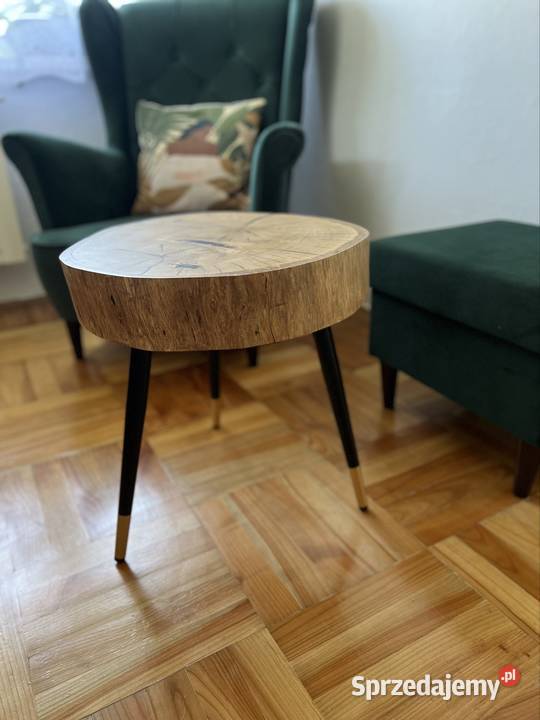 Stolik kawowy z plastra dębu Rzeszów