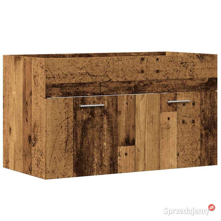 Szafka pod umywalkę stare drewno 80x385x46 Warszawa