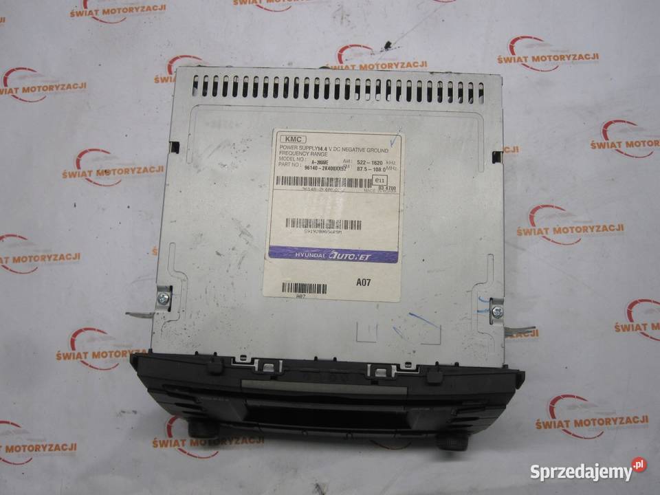 KIA SOUL 09r radio CD 961402K400 świętokrzyskie Kielce