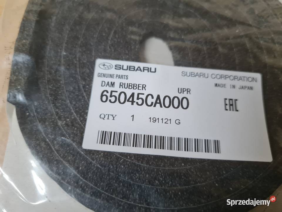 Subaru BRZ 20132020 NOWA uszczelka szyby Śrem