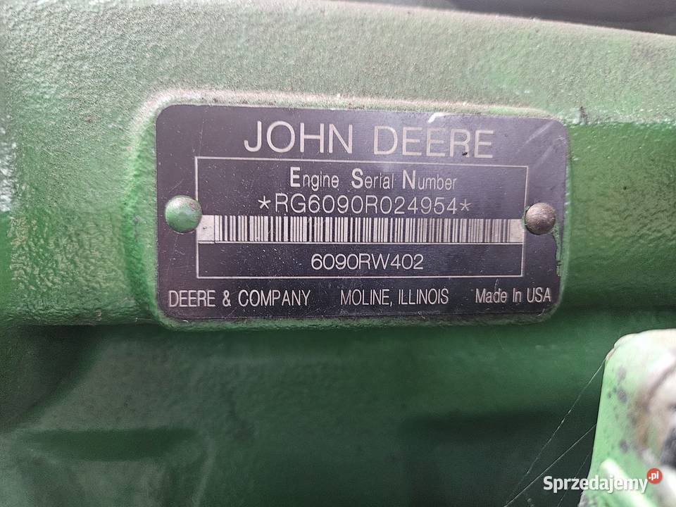 głowica cylindra John Deere 6090 6090RW402 7280R