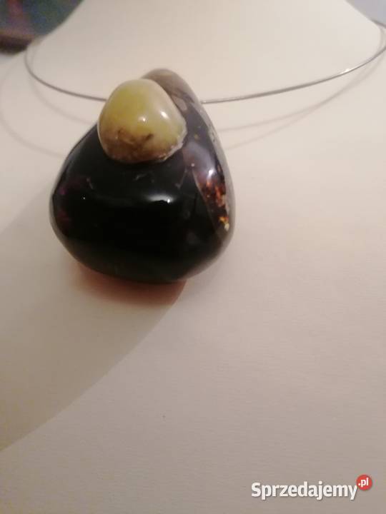 Wisior Bursztyn obroża naszyjnik podlaskie Białystok