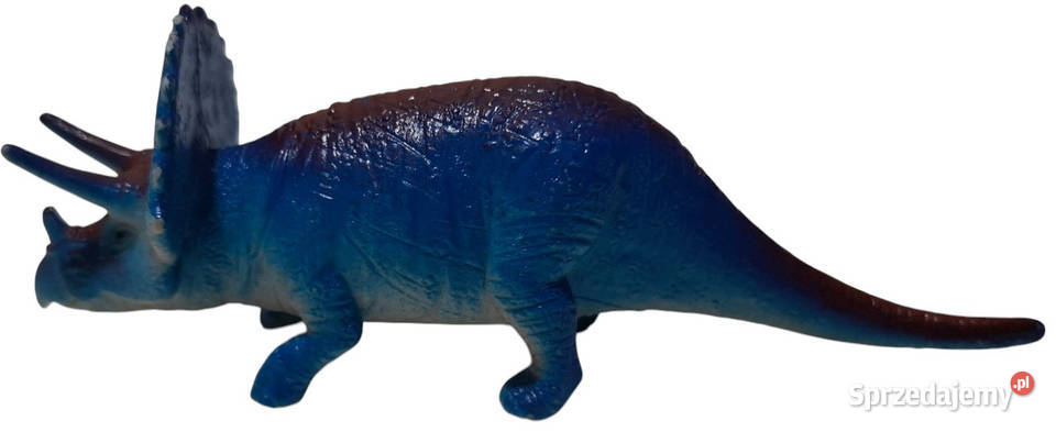 Dinozaur Triceratops 38x12x45 Zabawka figurka Figurki śląskie Czeladź