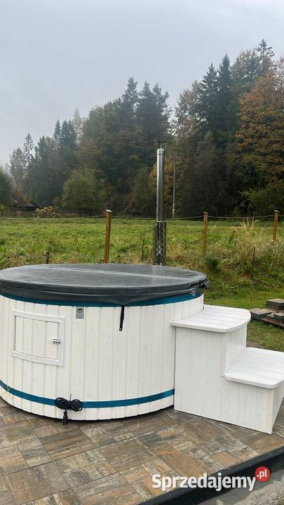 Balia ogrodowaKOMPLET Gorąca beczka Jacuzzi Podsarnie
