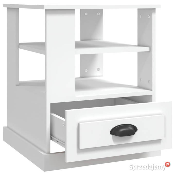 Stolik boczny biały 50x50x60 materiał Warszawa sprzedam