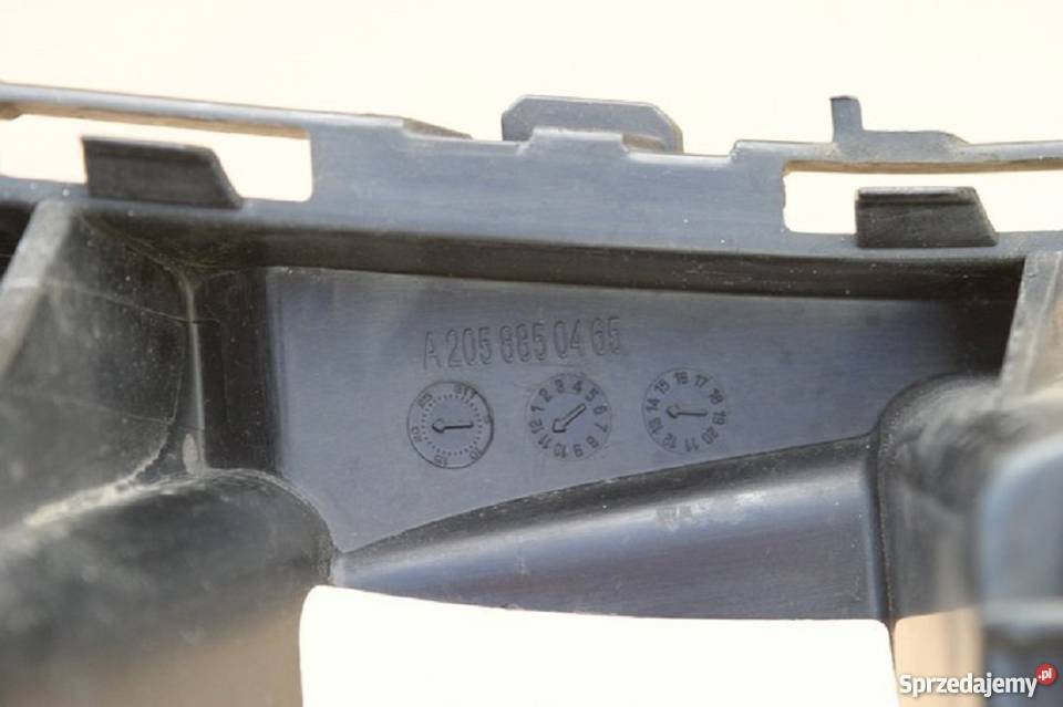 MERCEDES C KLASA ŚLIZG ZDERZAKA LEWY PRAWY TYŁ Bieleń