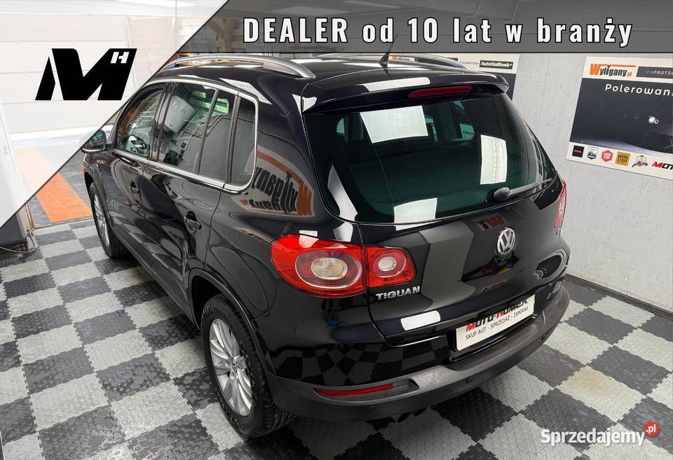 VW Tiguan Benzyna 14TSI czarny pełna dokumen