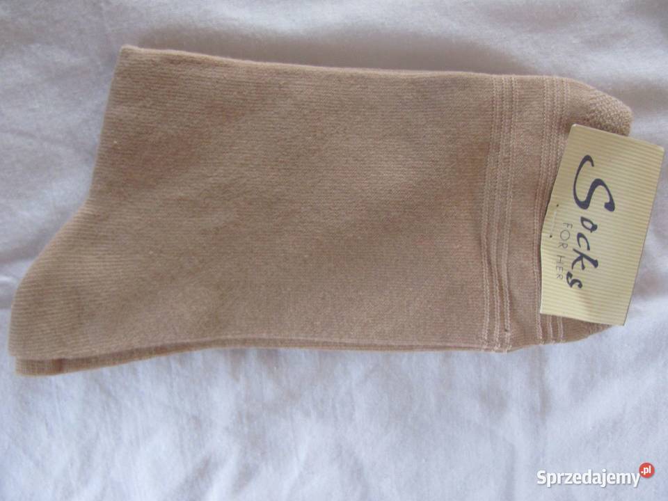 skarpety damskie socks for her jasno beżowe 3942 Skarpety i podkolanówki lubelskie Zamość