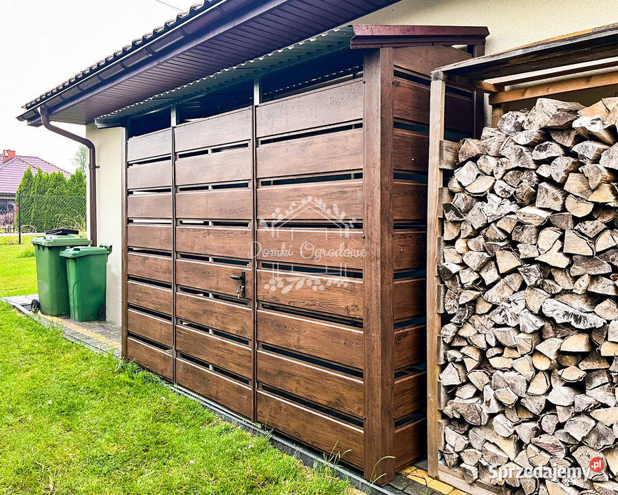 Wiata śmietnikowa Schowek 3x08m zabudowana Chełm sprzedam