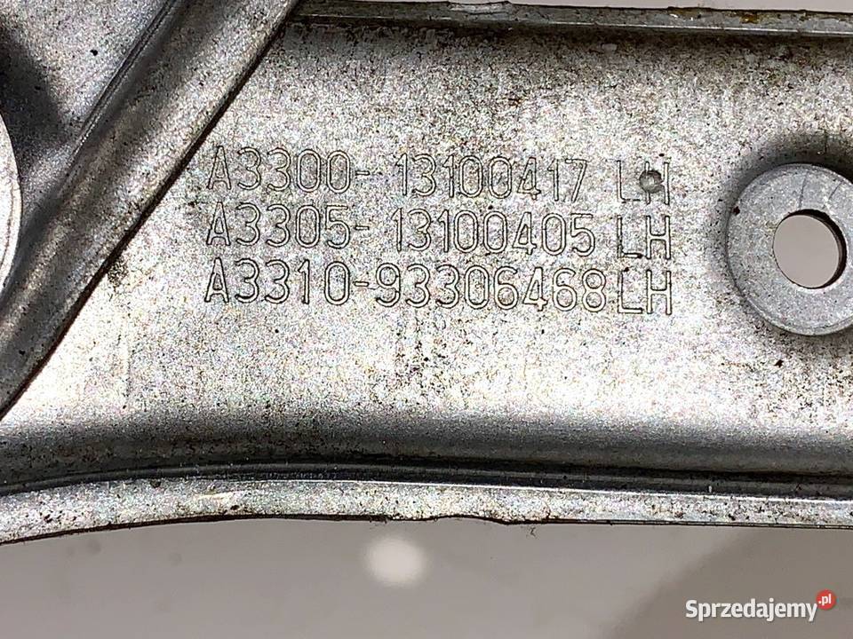 PODNOŚNIK SZYBY LEWY PRZÓD OPEL ASTRA H 13101480