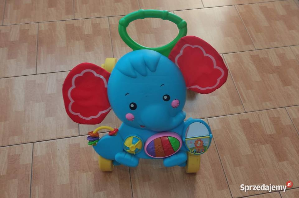 Chodzik pchacz zabawka słonik grający Okazja 9m+ Dla niemowląt Zabawki Pruszków