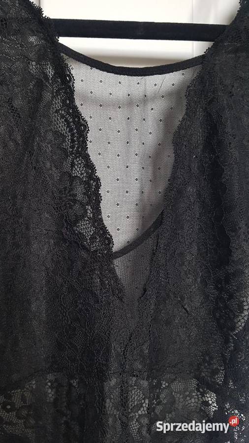 Koronkowe body HM S czarne Nowy Sącz