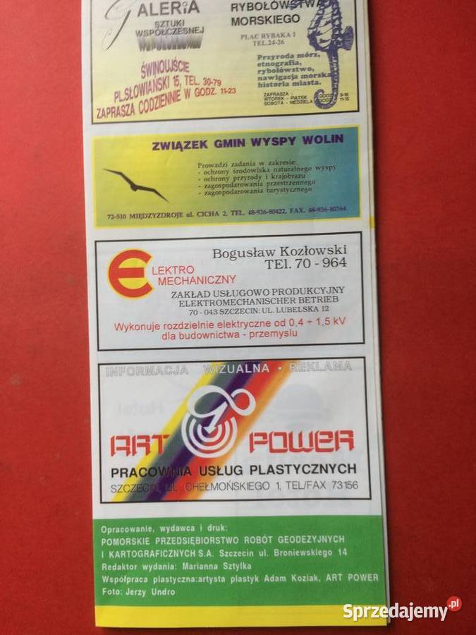 769 Świnoujście Międzyzdroje Plany Miast Antykwariat Szczecin