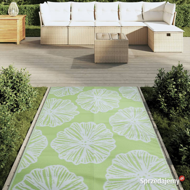 Dywan zewnętrzny zielony 120x180 PP WM368592 Warszawa