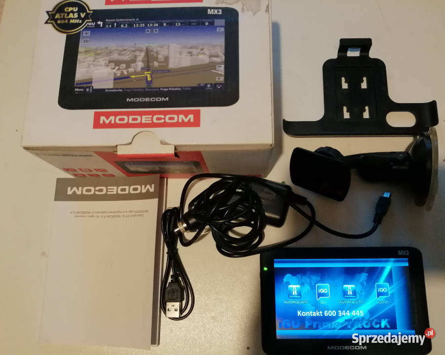 Nawigacja Modecom 5 truck tir małopolskie Kraków