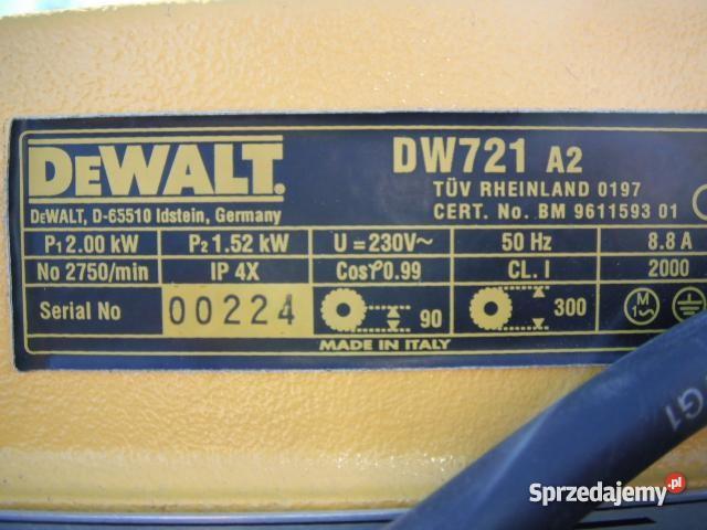 sprzedaży Piła radialna DeWalt DW 721 Stargard Szczeciński