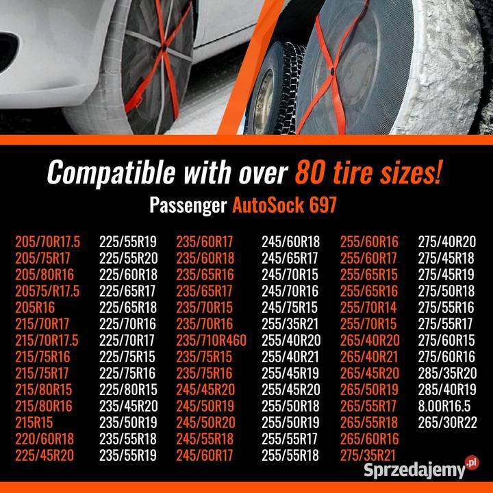 VOLVO C40 skarpety lancuchy sniegowe AutoSock Bielany Wrocławskie